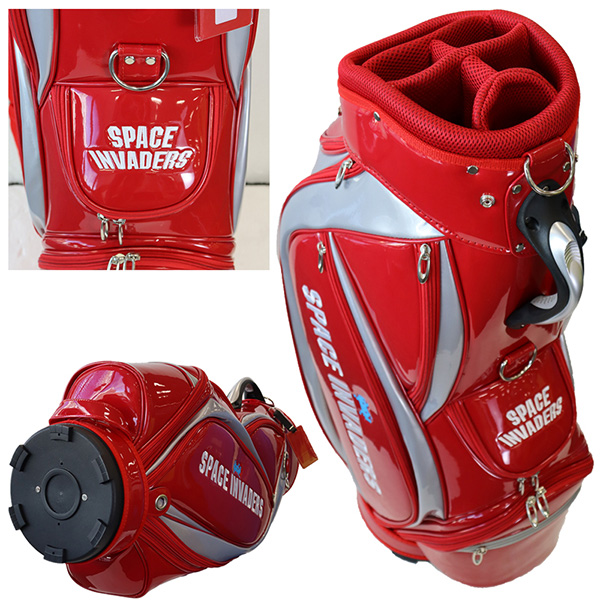スペースインベーダーデザインのクールなキャディバッグが登場