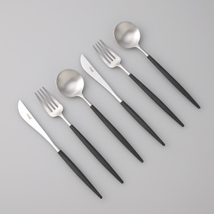 SUGATA 3本セット Silver（ナイフ・フォークLarge・スプーンLarge 各1