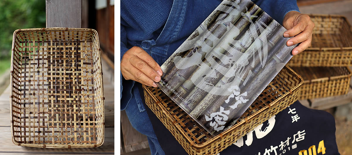 虎竹スクエアバスケット（書類籠） | 虎斑竹専門店 竹虎