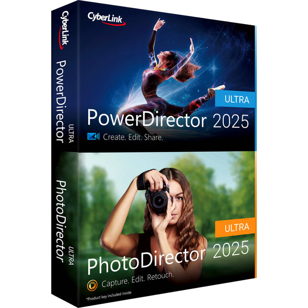 Buy in India CyberLink PowerDirector + PhotoDirector 2025 Ultra
