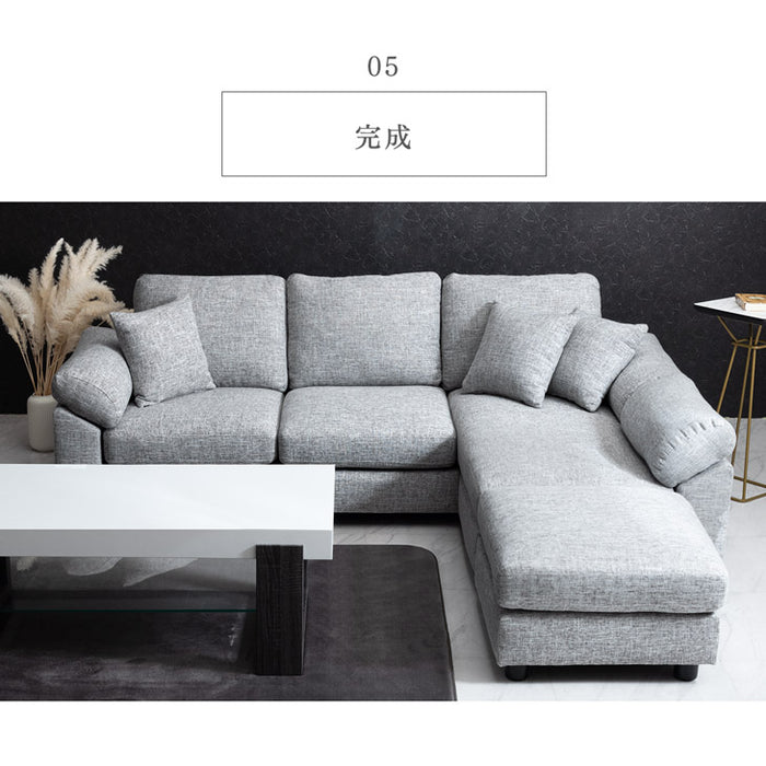 商品番号：31200005・31200006専用】当店3人掛けカウチソファ*カルロ