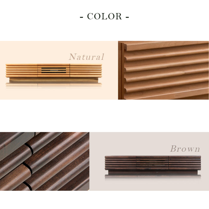 幅150cm アルダー無垢 国産 完成品 テレビ台 ロータイプ ローボード