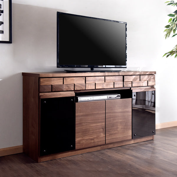 幅120］完成品 ハイタイプ テレビ台 国産 無垢材 木製 日本製 北欧