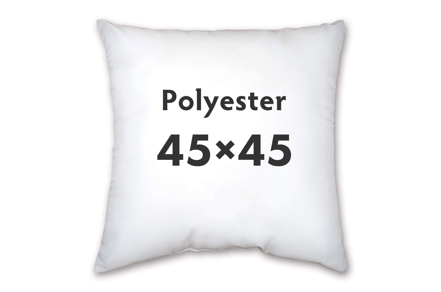 日本製 ポリエステルわた ヌードクッション クッション中身 45×45