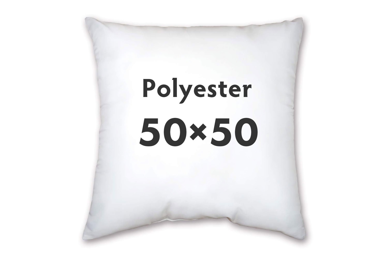 日本製 ポリエステルわた ヌードクッション クッション中身 50×50