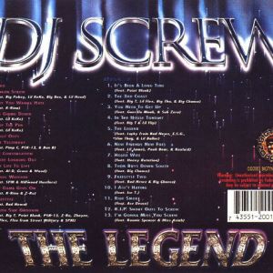 The Legend by DJ Screw (CD 2001 Bigtyme Recordz) in Houston | Rap