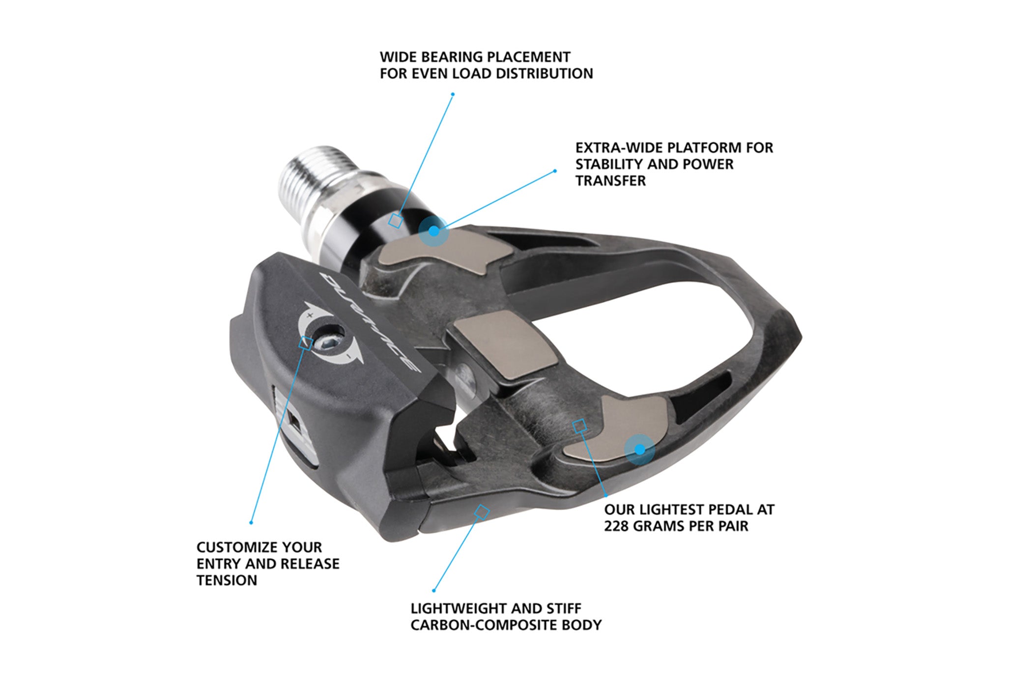 Shimano Dura Ace PD-R9100 Clipless Pedals - CPD10011 | TPC - The