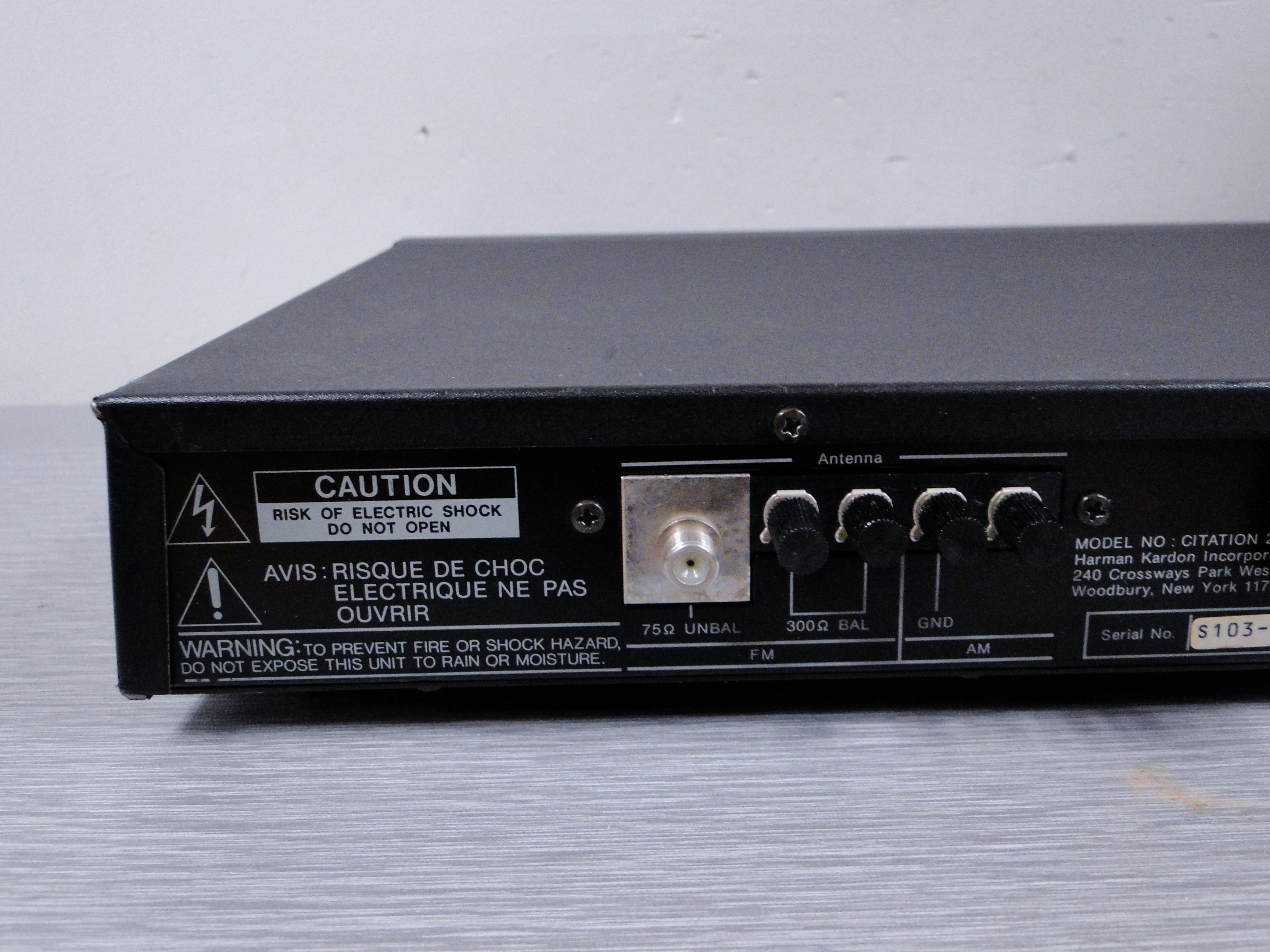 Harman Kardon Citation 23 Active Tracking Stereo Tuner – The