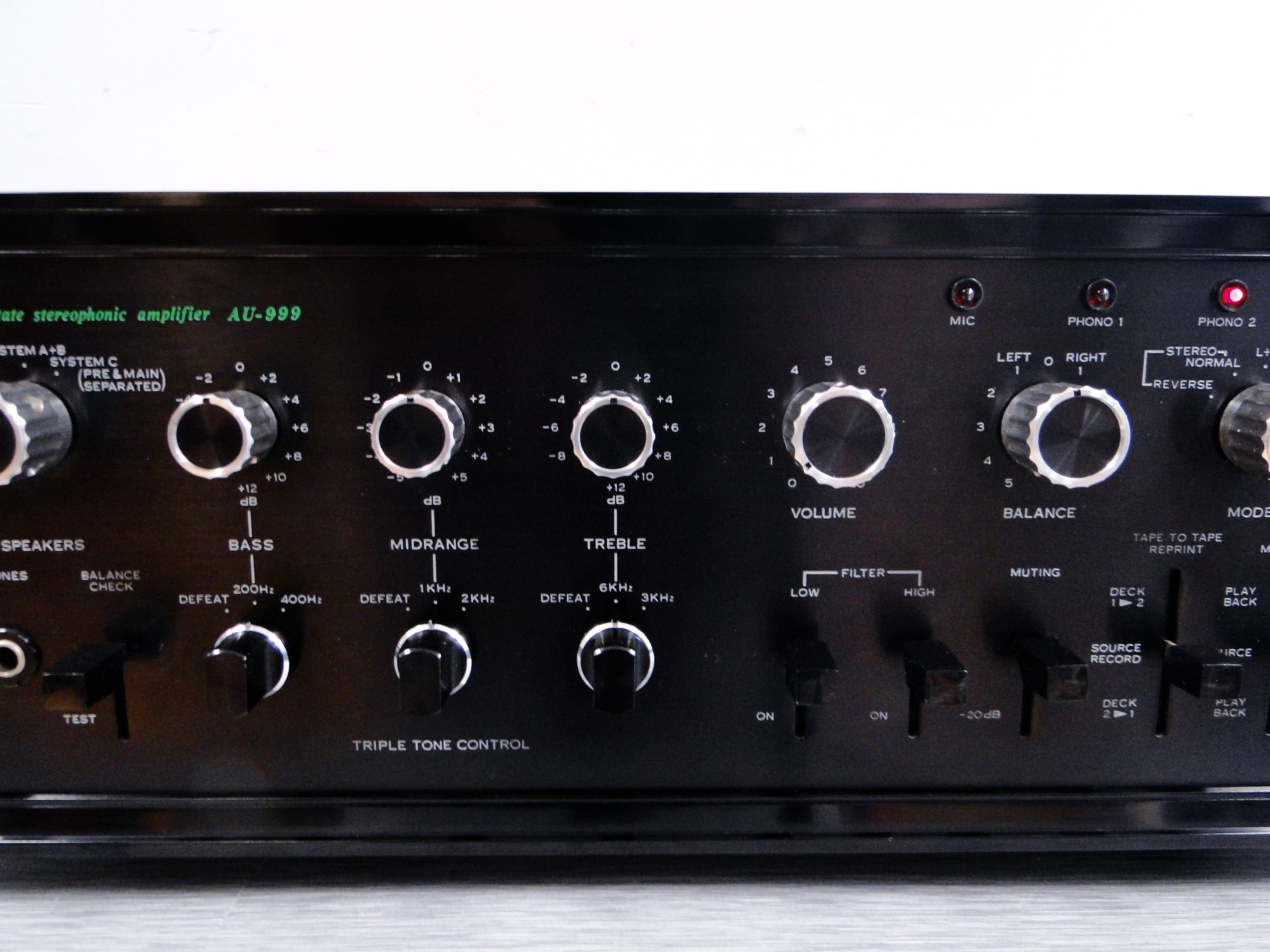 Sansui AU-999 Stereo Integrated Amplifier – The Turntable Store