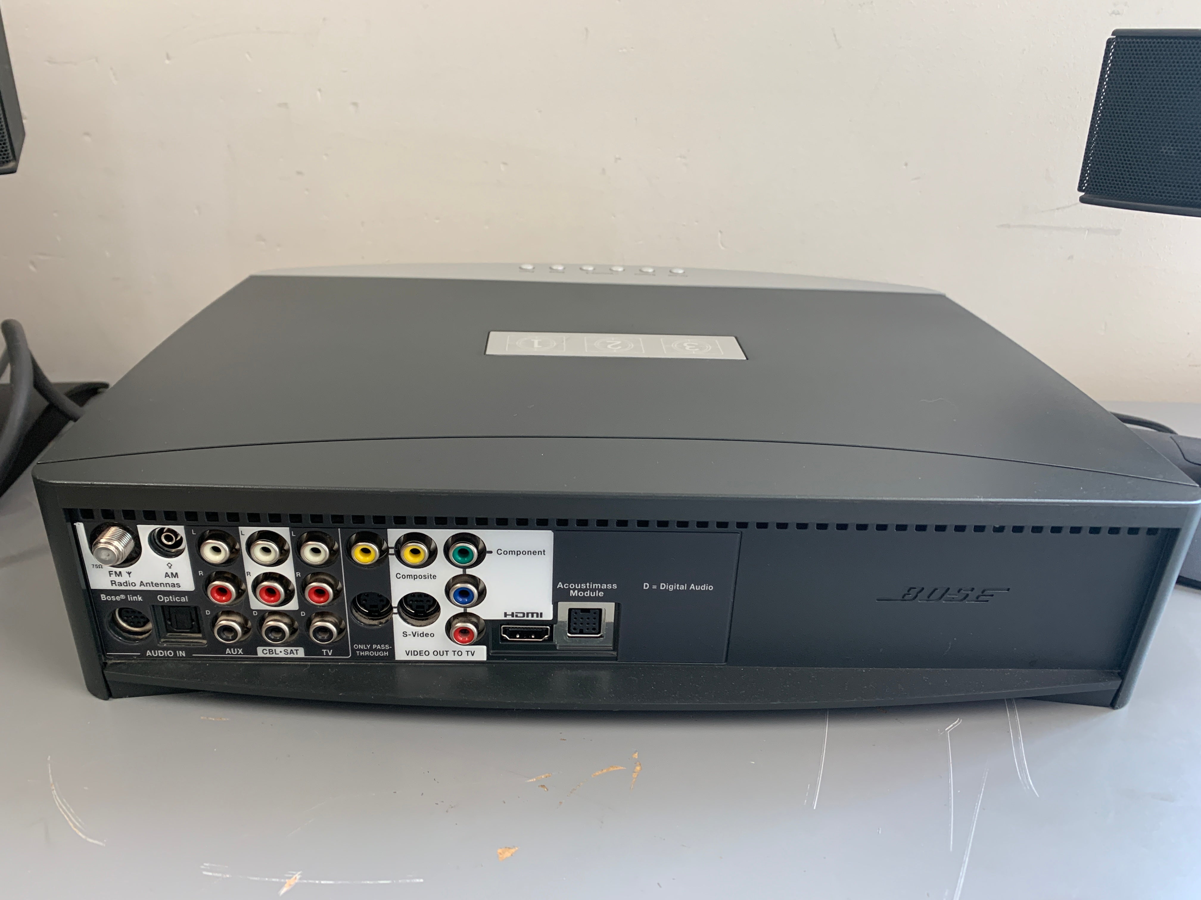 Bose Model 321 Series III GSX Media Center * Remote * Speakers