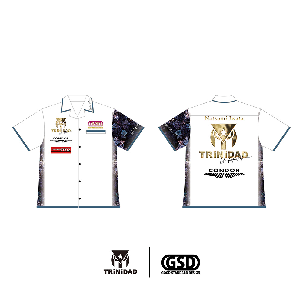 受注発注】TRiNiDAD GSD 2025プロツアー レプリカ ユニフォーム 岩田