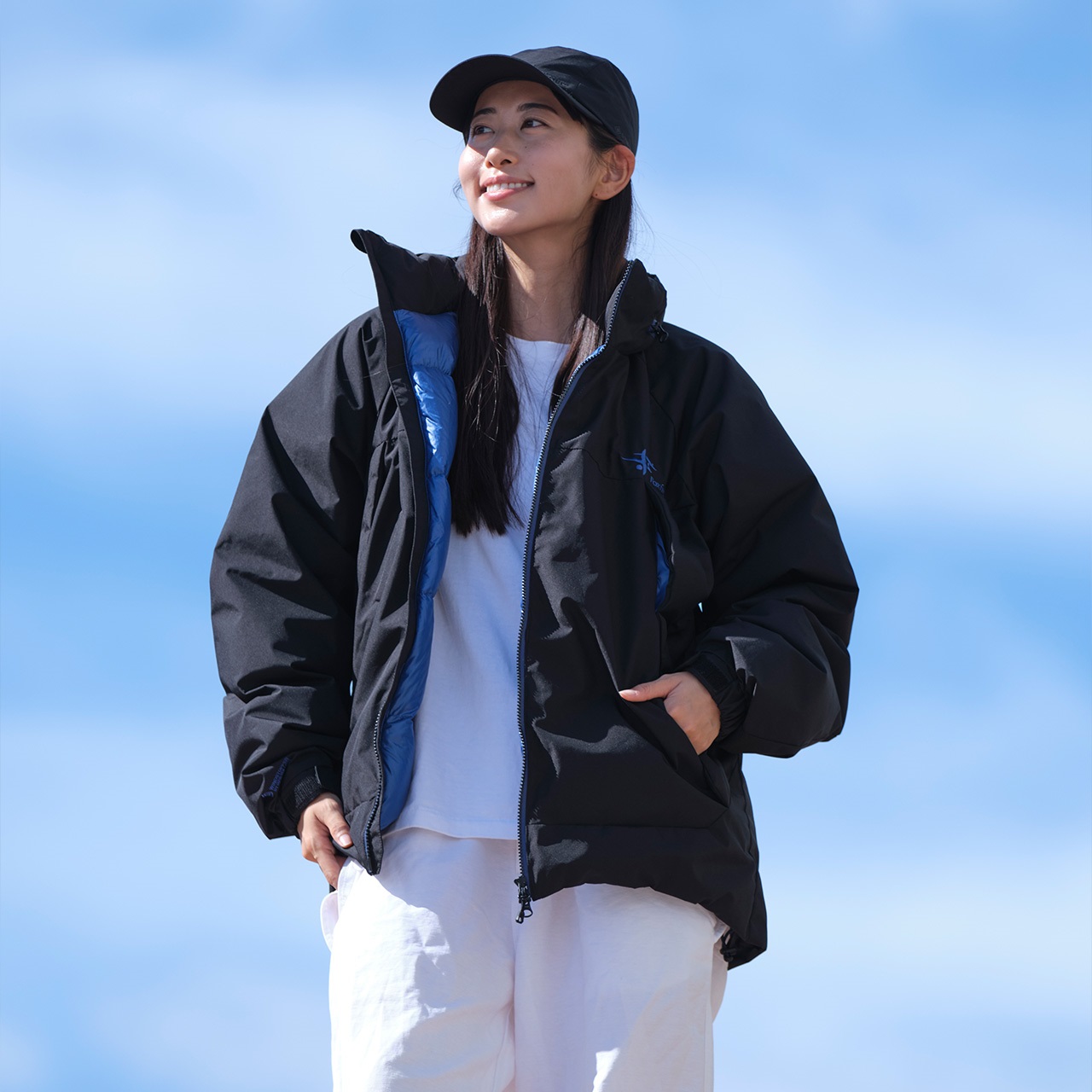 Foxfire×NANGA GORE-TEX WS フィッシングダウンスタンドカラー