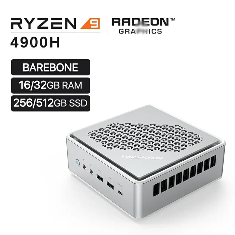 Minisforum EliteMini HM90』レビュー | AMD Ryzen 9 4900H搭載のミニ