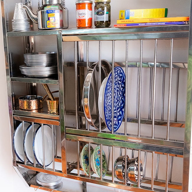 INDIAN PLATE RACK L 壁掛け式プレートラック INDIAN PLATE RACK L