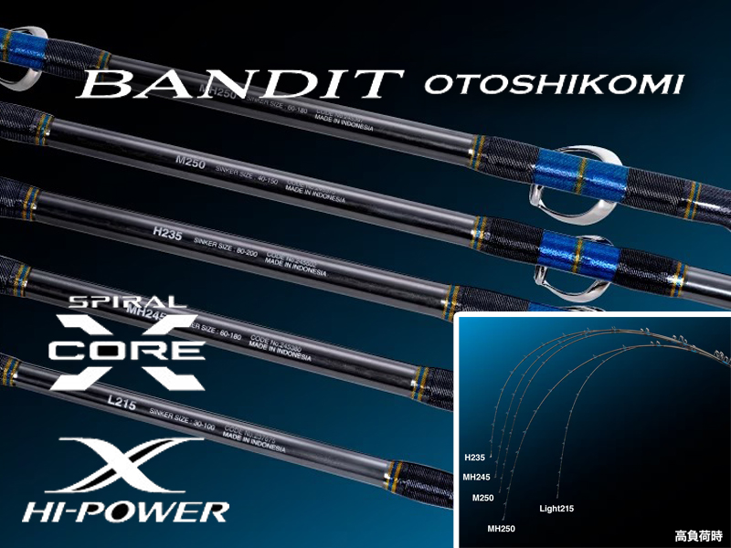 落し込みを幅広く楽しめるフルラインナップで新登場！「バンディット