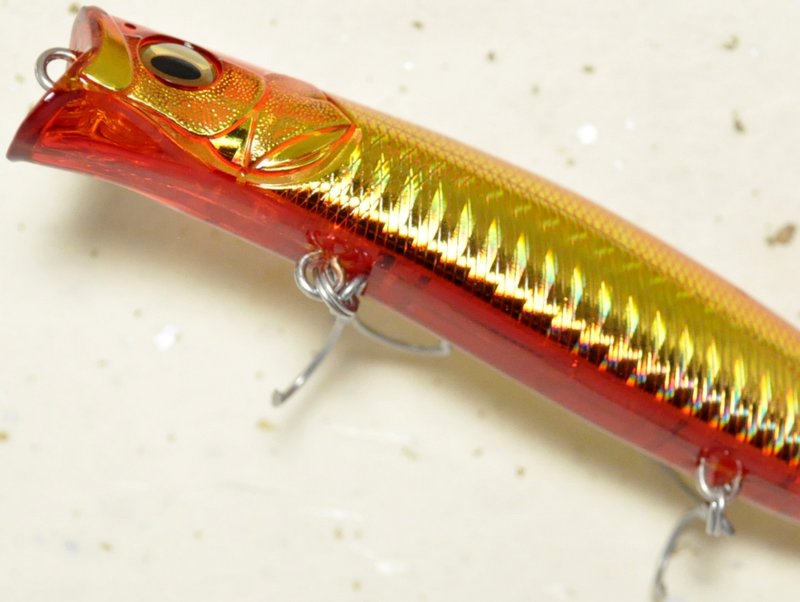 メガバス カゲロウ124F：GG AKAKIN（1091限定カラー）【ネコポス配送可