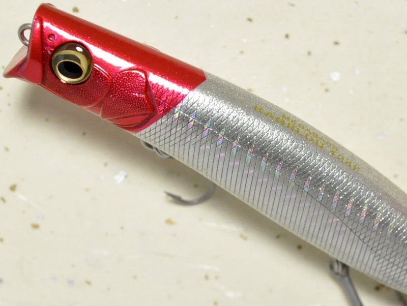 メガバス カゲロウ124F：GG RED HEAD（1091限定カラー）【ネコポス配送