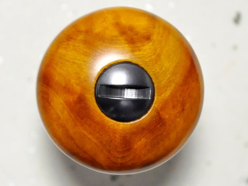 ウォーターランド W.L.ハンドルノブ ウッド ラウンド型 シマノAタイプ