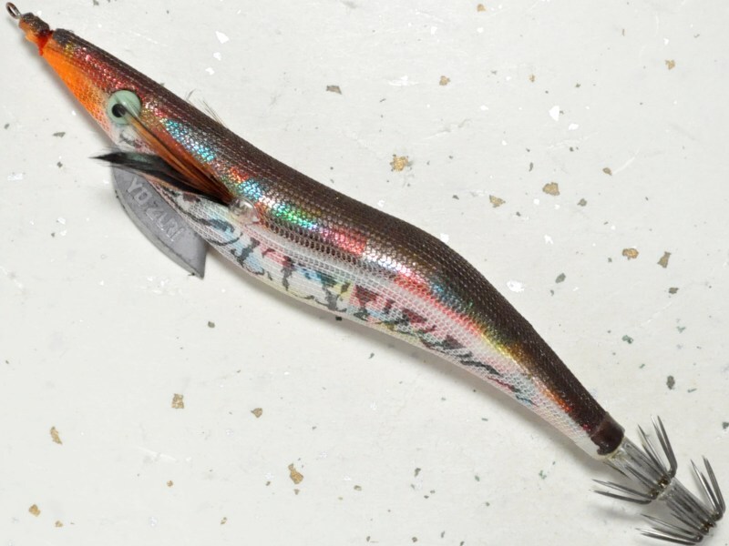 SALE】ヨーヅリ アオリーQリアル4.0号：センターグローライン/マーブル