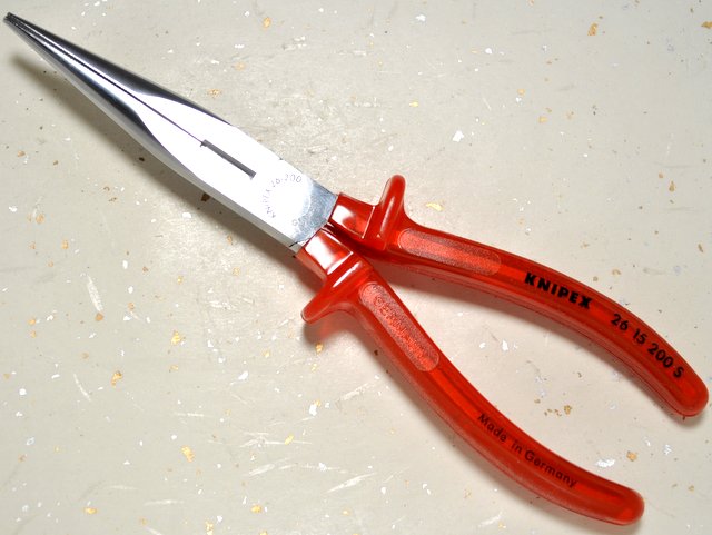 クニペックス 先長ラジオペンチ釣具用 特注 200mm□ネコポス対象外□の