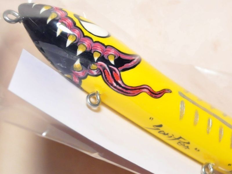 ハウリンウルフ ソリペン：釣り助オリジナル XRY 濃いめイエロー 白目