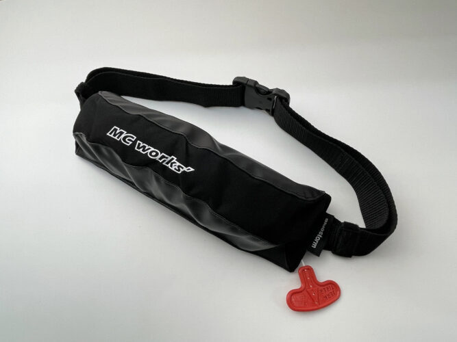 MCワークス 自動膨張式ライフジャケット（ウエストタイプ）BSJ