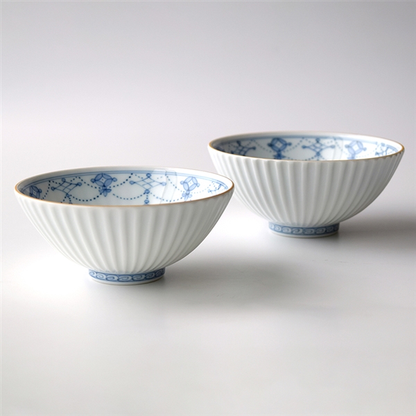 たち吉】青華瓔珞文 夫婦茶碗: ライフスタイルグッズ｜鶴屋オンライン