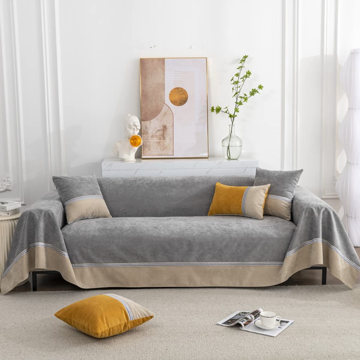 Tuokus」ソファーカバー 肘付き 一人掛け 二人掛け 三人掛け 肘あり