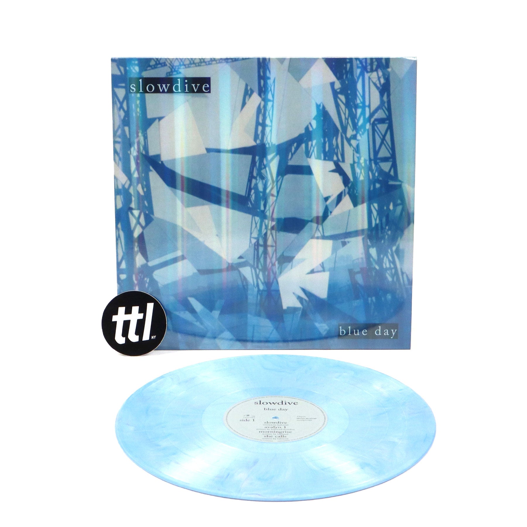 Slowdive: Blue Day (180g, Blue & White Marble Colored Vinyl) Vinyl