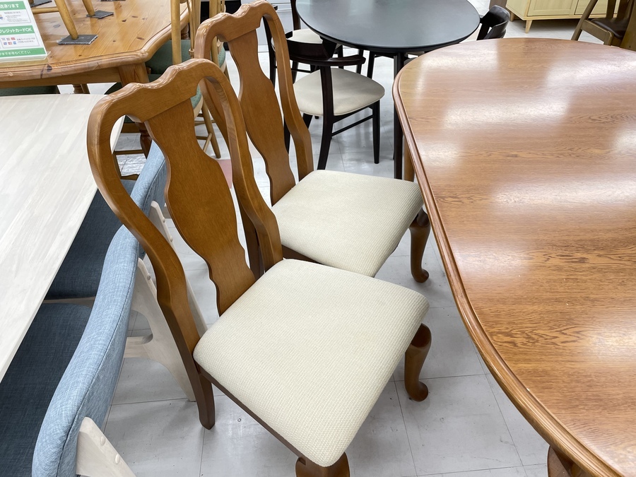 お値段見直しました！ IDC大塚家具 ダイニング6点セット クイーンズ の