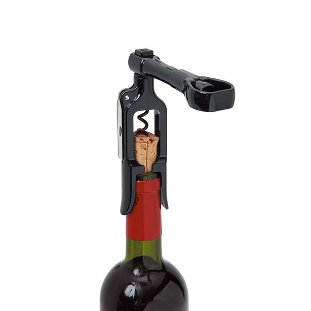 ハンドルを回すだけの簡単ワインオープナー ル・クルーゼ ポケットモデル