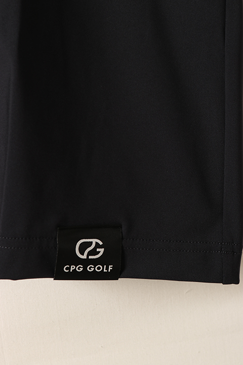 SOLD}CPG GOLF シーピージーゴルフ ロゴパイピングつきモックネック