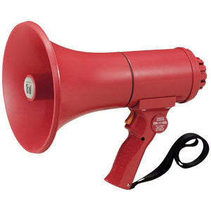 UCHIDASウチダス携拡声器ハンド型サイレン音付レッド: イベント