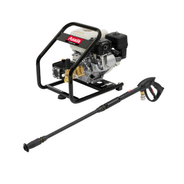 KL2☆強い☆ツルミ鶴見製作所エンジン式高圧洗浄機 多水量型 HPJ-680ES