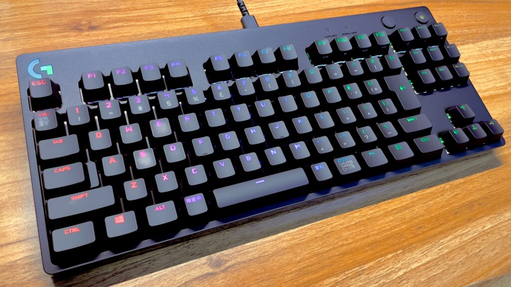 logicoolG PRO キーボード(G-PKB-002ln) レビュー】打鍵感が良くて
