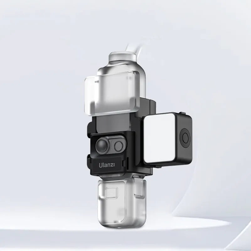 Ulanzi LM18ミニLEDビデオライト DJI Osmo Action 4/3＆Pocket 3対応