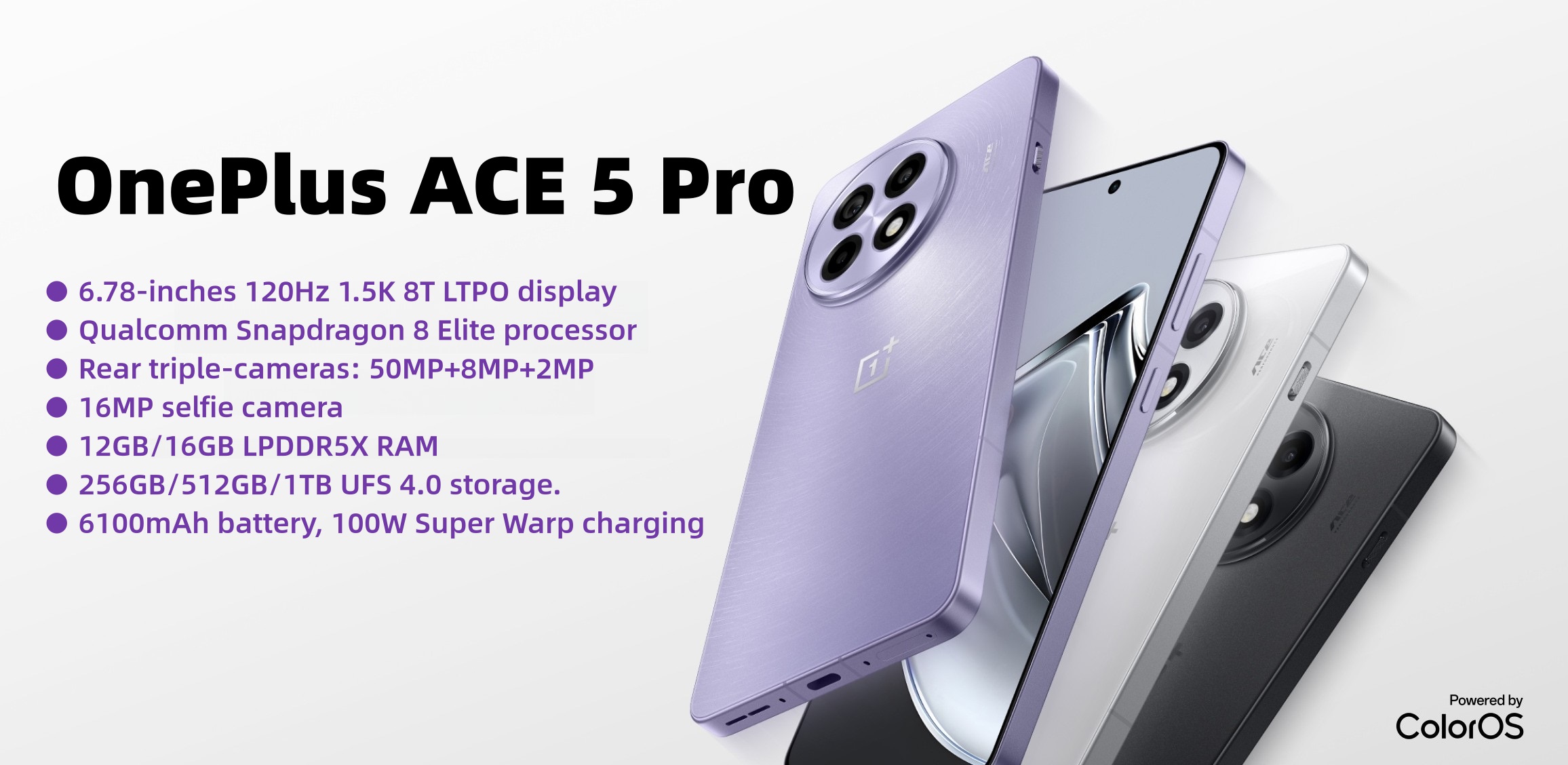 OnePlus ACE 5 Pro 5G Android Smartphone