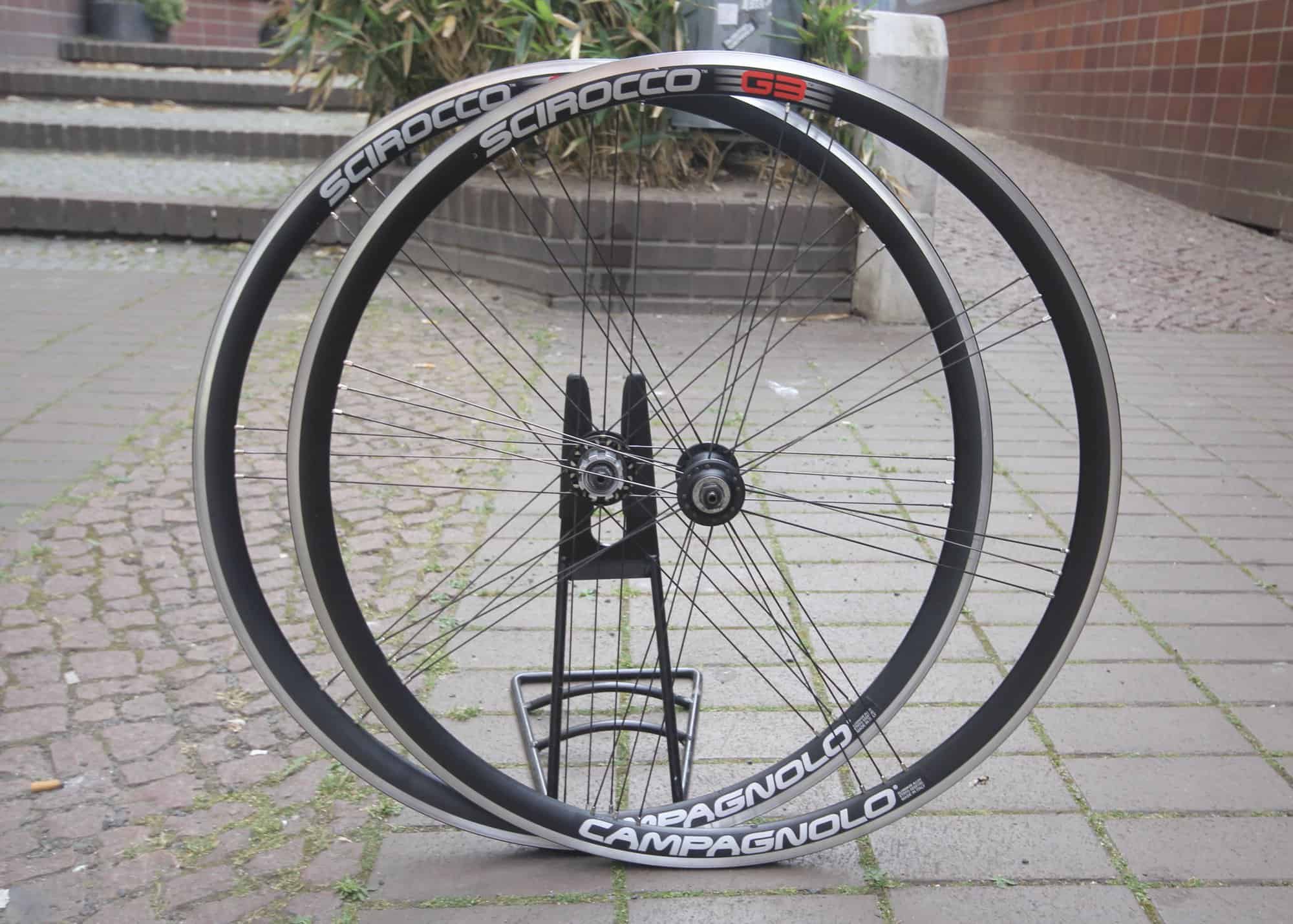 Campagnolo Scirocco G3 Wheelset / Black / 700C Clincher / 9Sp