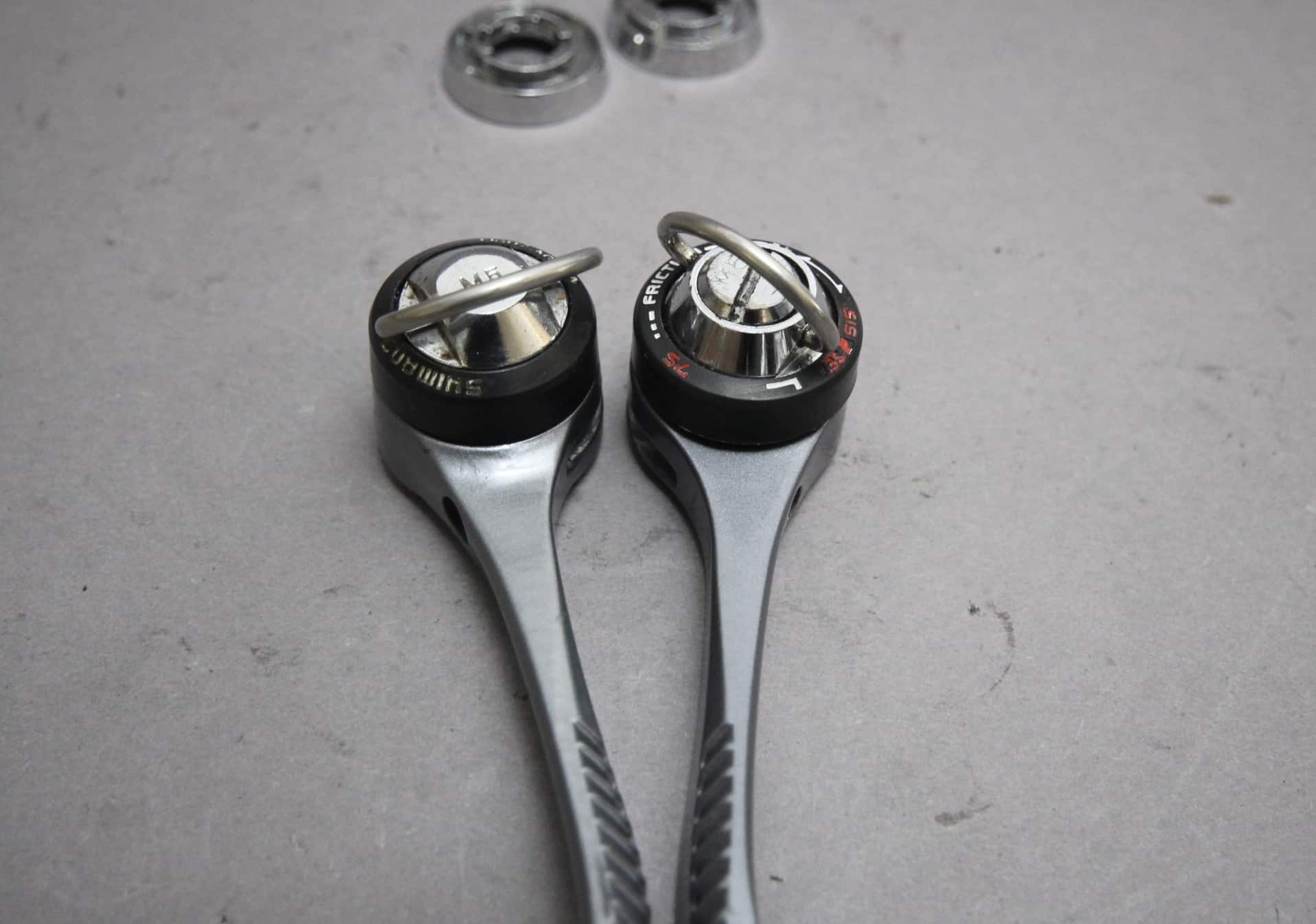 Shimano Dura Ace SL 7401 SIS Shifter / 7 Sp / Flat Adapter Version