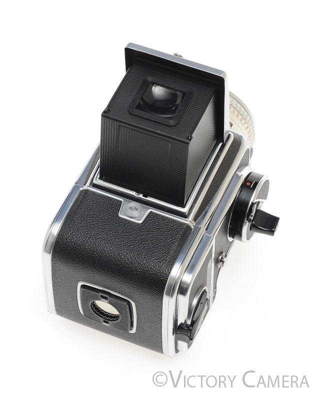 Hasselblad 500 c(/m) Early Version Chrome Camera w/ A12 Back 80mm f2.8