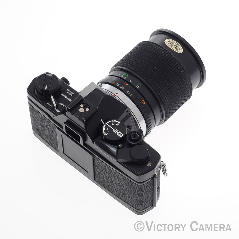 Olympus OM-2S Program Black Film Camera Body w/ 28-85mm Zoom Lens [EXC