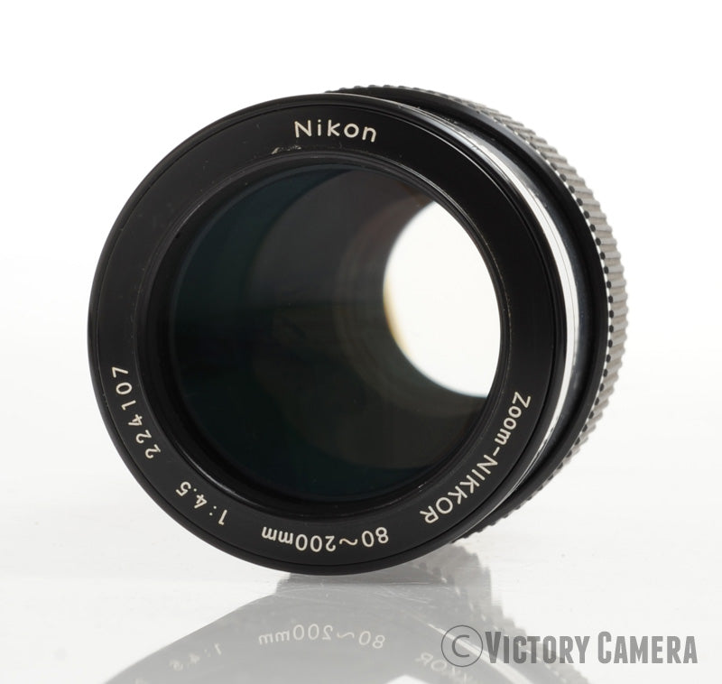 Nikon Nikkor 80-200mm f4.5 Non-AI Push Telephoto Zoom Lens -Clean Glas