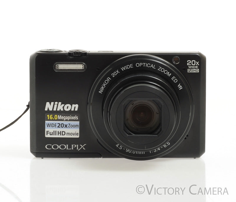 Nikon CoolPix S7000 Black 16MP Digital Point & Shoot Camera [EXC+]