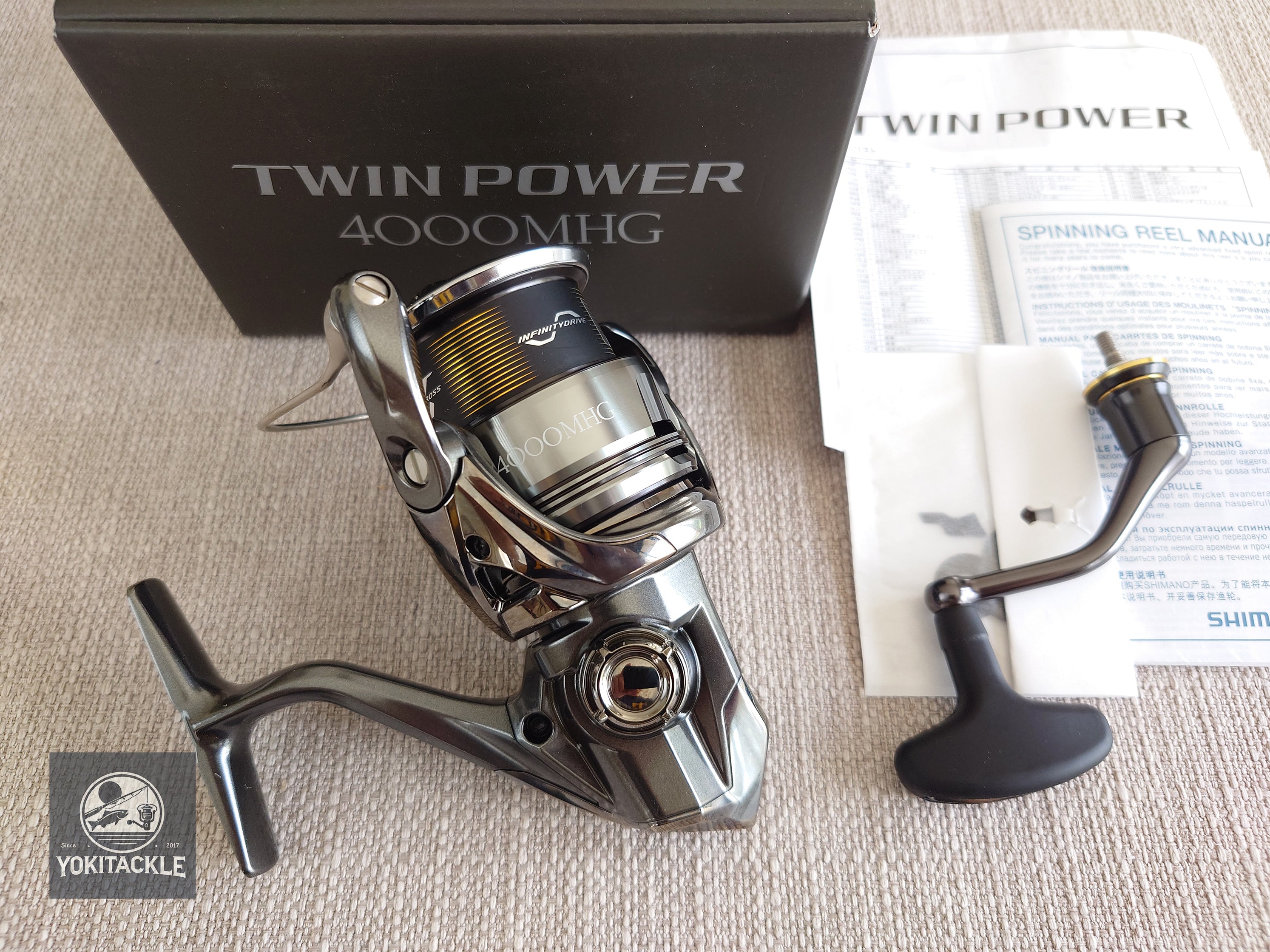 Brand New Shimano 24 Twin Power 4000MHG Spinning Fishing Reel