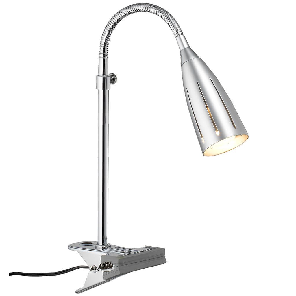 クリップライト（40Wミニレフランプ付）E17 アームが伸びるタイプ