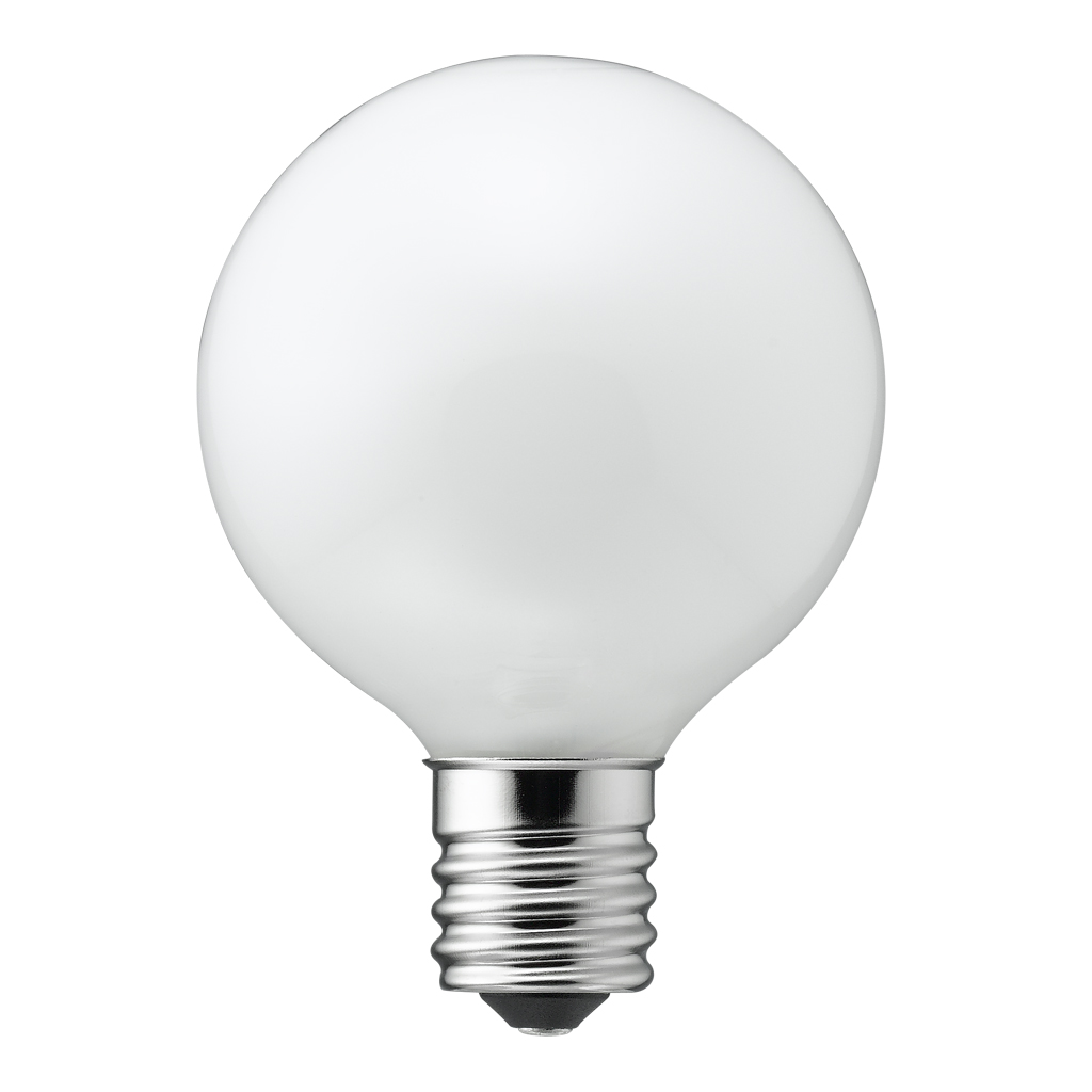 高W G50ボール形LED E17 L色 WH｜YAZAWA CORPORATION