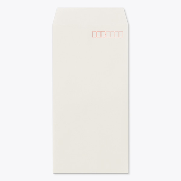長3 中貼 ホワイトCoC 80 〒枠入 |和封筒・長形封筒の封筒通販【山櫻