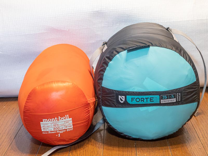 ニーモ フォルテ20女性用が快適な寝心地で低身長な人にオススメの冬用