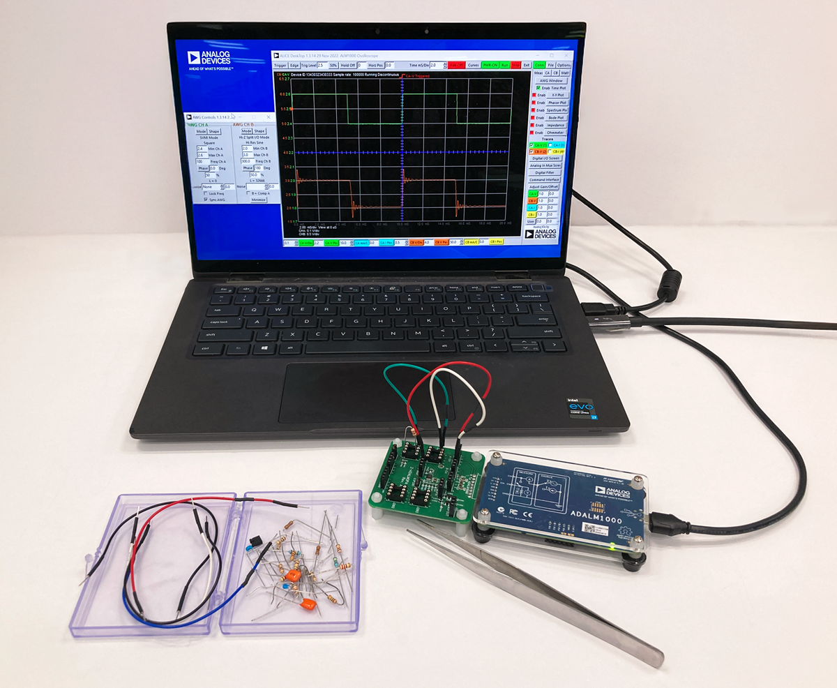 Webinar］実験キットとパソコンで学ぶ Analog Devicesアナログ電子回路