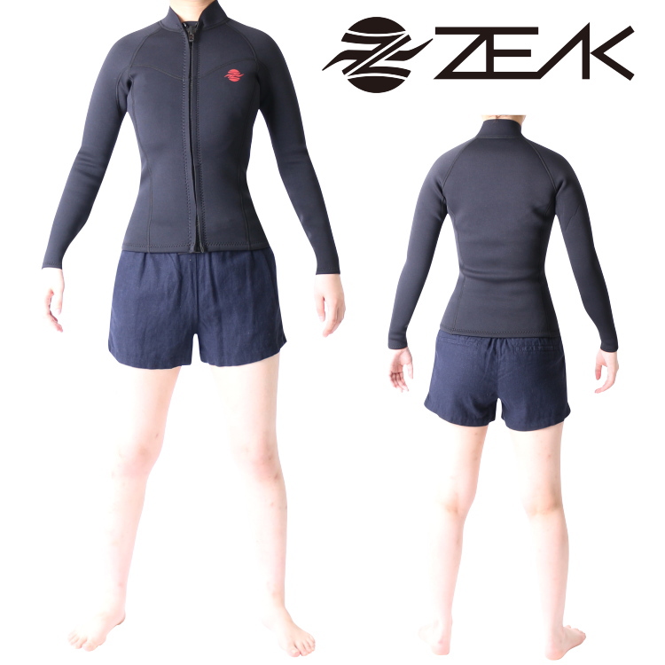 ZEAK(ジーク) ウェットスーツ 女性用 レディース 長袖 タッパ